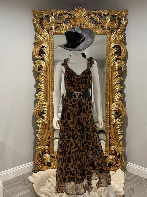 Kat Leopard Maxi Dress