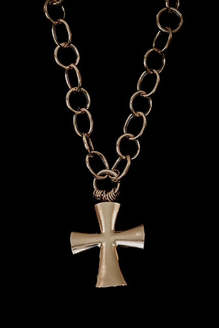 Gold Cross Chain