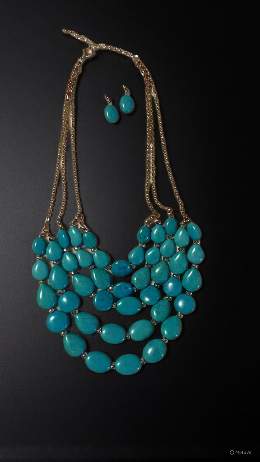 Necklace & Earrings Set (turquoise)