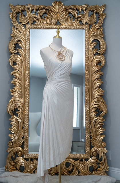 Olympia Asymmetrical Maxi Dress