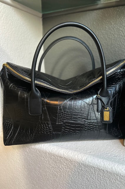 Medium Carryall Crock Black Bag