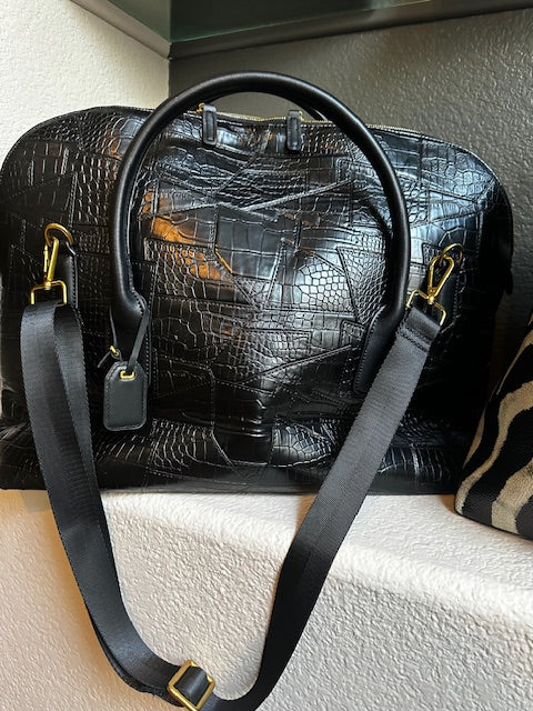Medium Carryall Crock Black Bag