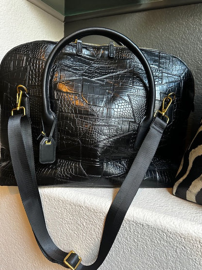 Medium Carryall Crock Black Bag