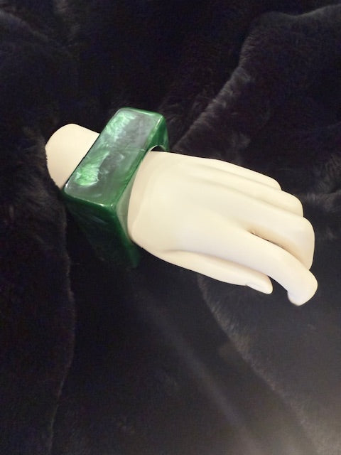 Green Square Bangle