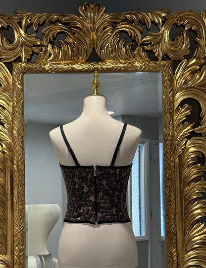 Leopard Corset Top