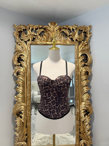 Leopard Corset Top