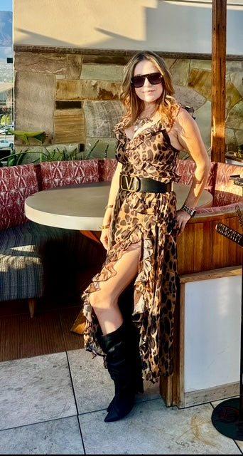 Kat Leopard Maxi Dress