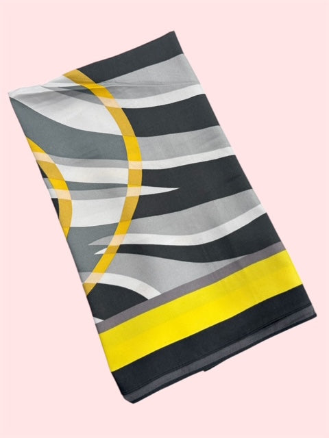 Scarf- Black & Yellow